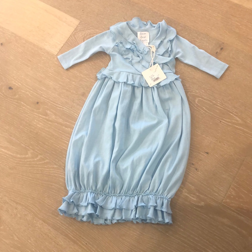 Lemon Loves Layette Blue Jenna Gown (baby)